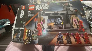 LEGO Star Wars The Mandalorian Paz Vizsla and Moff Gideon Battle set review 75386 [upl. by Grishilde247]