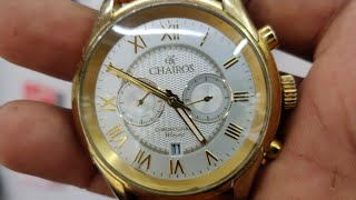 how to set chronograph hands in miyota caliber Os21 movement chairos watch [upl. by Archibaldo573]