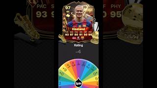 Haaland Card with Wheel haaland shorts trending fifa eafc25 barcelona bayerleverkusen [upl. by Icnarf86]