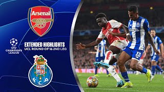 Arsenal vs Porto Extended Highlights  UCL Round of 16 2nd Leg  CBS Sports Golazo [upl. by Elihu291]