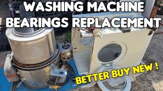 Indesit Washing Machine Bearing Replacement  Removal [upl. by Adnilav]