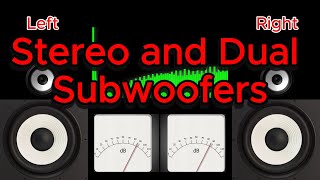 Stereo and Dual Subwoofers  The best sound test [upl. by Vita]