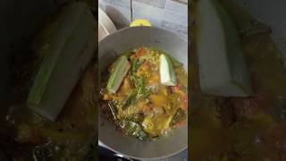 Shiter sobji dia simple macher jhol🤤 youtubeshorts viral minivlogs trending banglavlog [upl. by Yanetruoc]