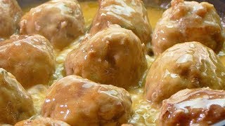 Albondigas de carne en salsa española ¡Receta DELICIOSA de MI ABUELA [upl. by Hubbard273]