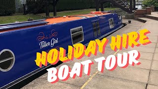 Holiday Hire Narrowboat Boat Tour [upl. by Ahtibat794]