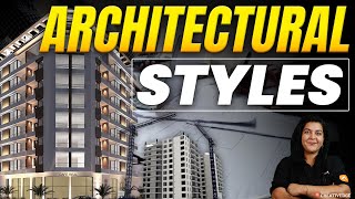 Architectural Styles Explained 🏢🏭 MustKnow Topic for NID NIFT amp UCEED Exams 🏛️✨ [upl. by Namrac]