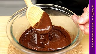 Basic Chocolate Ganache  Recipe  Kosher Pastry Chef [upl. by Blaze]