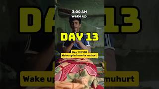 Day 13100 wake up in bramha muhurt 🕉️🧿📿 My Spiritual growth journey ।। 75hardchallenge day1 [upl. by Perni]