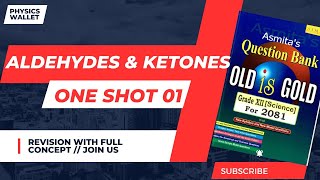 Aldehydes And Ketones 12th NEB ONE SHOT Preparation  Oxidation of alcohol  Ozonolysis Of alcohol [upl. by Novert]