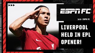 Fulham vs Liverpool reaction Darwin Nunez to the rescue in 22 draw  Premier League  ESPN FC [upl. by Kim814]