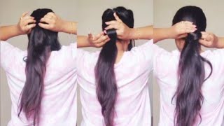 BASIC TO STUNNING PONYTAIL HACK Must Try hair hairstyle youtube video trending ponytail fyp [upl. by Ora]