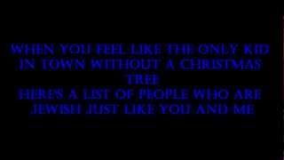 The Chanukah Song Adam Sandler karaoke wmv [upl. by Rosenblum]