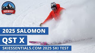 2025 Salomon QST X  SkiEssentialscom Ski Test Review [upl. by Ealasaid]