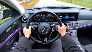 2022 Mercedes Benz EClass E200  pov test drive [upl. by Schoenfelder]