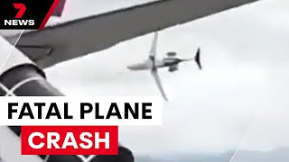 Plane crash in Nepal kills passengers 7NEWS [upl. by Eixela]