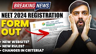 NTA NEET 2024 Latest News  NEET 2024 Registration Form Out  New Website For Registration NEET 2024 [upl. by Fogel]