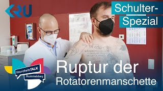 Schulterspezial  Ruptur der Rotatorenmanschette  GesundheitsTALK Rummelsberg [upl. by Ahsito]