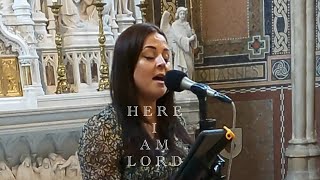 Here I Am Lord  Katie Hughes Irish Wedding Singer [upl. by Aufa]