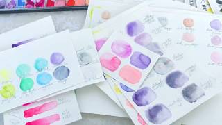 Building a Daniel Smith Watercolor Palette [upl. by Curtice]