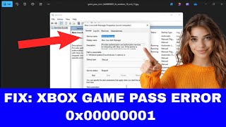 How to FIX  Error 0x00000001 in XBOX GAME PASS for Windows [upl. by Sitarski]