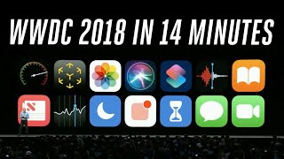 Apple WWDC 2018 keynote in 14 minutes [upl. by Anuaik]