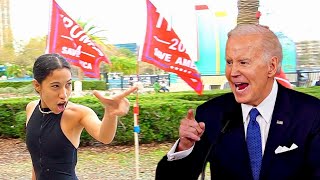 We met BIDEN voters that turned into ALIENS right in front of us  Try Not to Laugh [upl. by Dutchman]