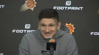 Grayson Allen PostGame Interview Miami Heat vs Phoenix Suns [upl. by Zobe]