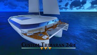 The Custom Trimaran 24m [upl. by Lesde41]