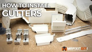 HOW TO INSTALL GUTTERS  A DIY GUIDE [upl. by Nitsrek272]