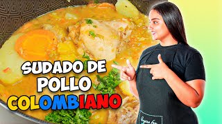 Cómo Hacer Sudado de Pollo Colombiano  recetas Fáciles [upl. by Aicitan]