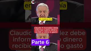 AMLO exige que Claudio X González informe cuánto recibió y cuánto gastó para la guerra sucia Hilo [upl. by Emmie]