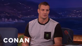 Rob Gronkowski’s Legendary College Party House  CONAN on TBS [upl. by Anse]