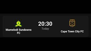 🔴Live Match Mamelodi Sundowns vs Cape Town City FC  BETWAY Premiership2024 Today Analysis Match [upl. by Introk]