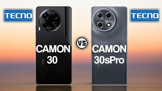 Tecno Camon 30 Vs Tecno Camon 30s Pro Trakontech [upl. by Kirit]