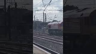 66061 passing Doncaster dbcargo class66 [upl. by Yspyg]