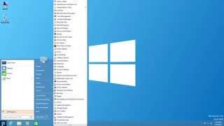 Start Menu on Windows 8 Classic Shell [upl. by Ceciley]