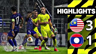 Malaysia vs Laos 31  Highlights amp All Goals  International Friendly Match 2024 [upl. by Meijer455]