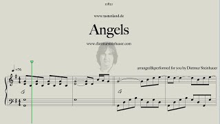 Angels  Easy Piano [upl. by Finella85]