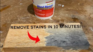 Remove stains from wood in minutes [upl. by Murton]