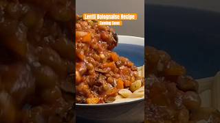 Love lentils My easy vegan bolognese recipe tutorial is a winner Coming soon meatlessmeal vegan [upl. by Cornwell]