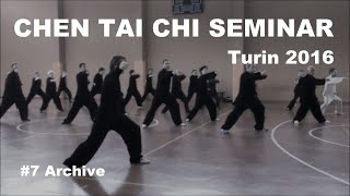 7 Archive CHEN STYLE TAI CHI Seminar in Turin with Grandmaster Liming Yue [upl. by Llebanna685]