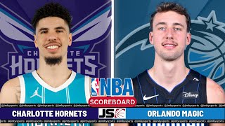 Charlotte Hornets Vs Orlando Magic  NBA Live Scoreboard [upl. by Paluas]