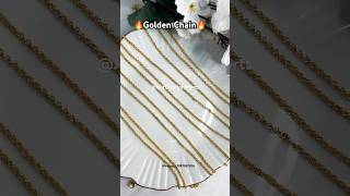 Golden Chain shorts jewelleryrawmaterials goldenchain jyotcreationshorts wholesaleprice viral [upl. by Anitnatsnok]