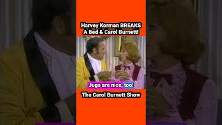 harveykorman BREAKS A Bed amp carolburnett  funny 1970s comedy laugh comedyshorts comedyvideo [upl. by Cirda]