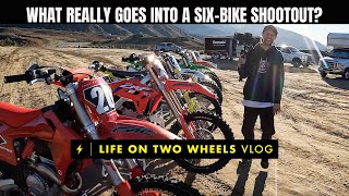 Behind the Scenes 2024 250 Shootout  Life on Two Wheels Vlog [upl. by Ahsonek961]