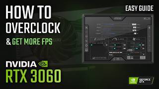 RTX 3060 Laptop GPU Overclocking Tutorial  Boost Your FPS for FREE 2024 [upl. by Torrlow]