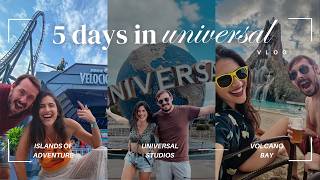 5 days in Universal Orlando Resort Vlog  Islands of Adventure  Universal Studios  Volcano Bay [upl. by Rebm]