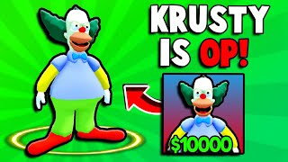 The KRUSTY CLOWN MYTHIC Is OP Simpsons Tower Defense [upl. by Nosahc404]