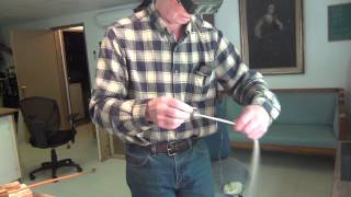 Making a Violin Bow 9 Hairing the Bow [upl. by Hake]