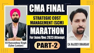 STRATEGIC COST MANAGEMENT SCM MARATHON PART 2 FOR OLDNEW SYLLABUS BY CA RAJEEV BHARGAV [upl. by Aneele]